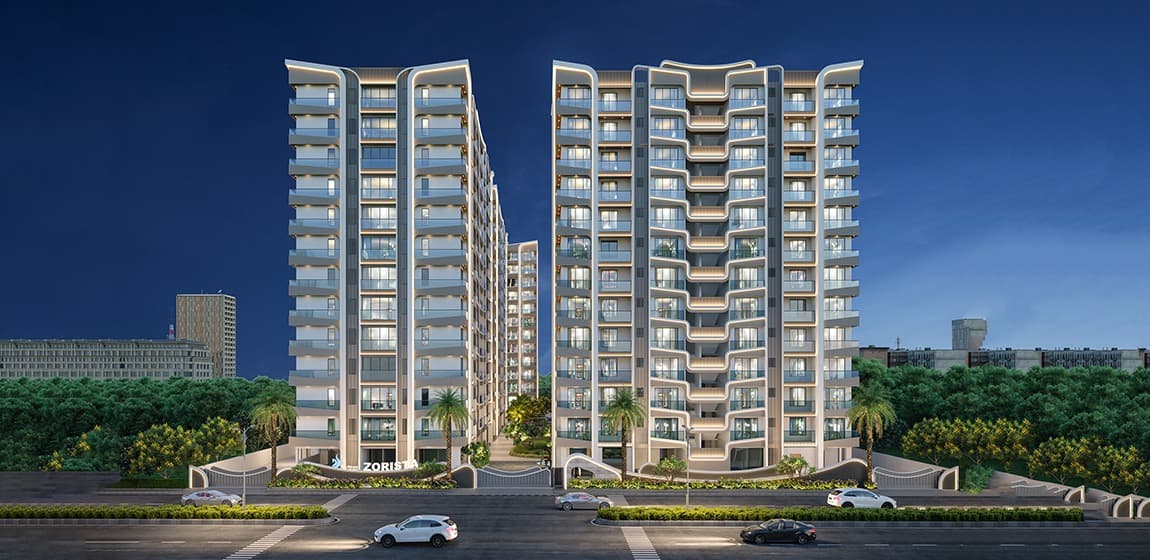 Spacious 3 BHK Flat for Sale in Surat. in Vesu