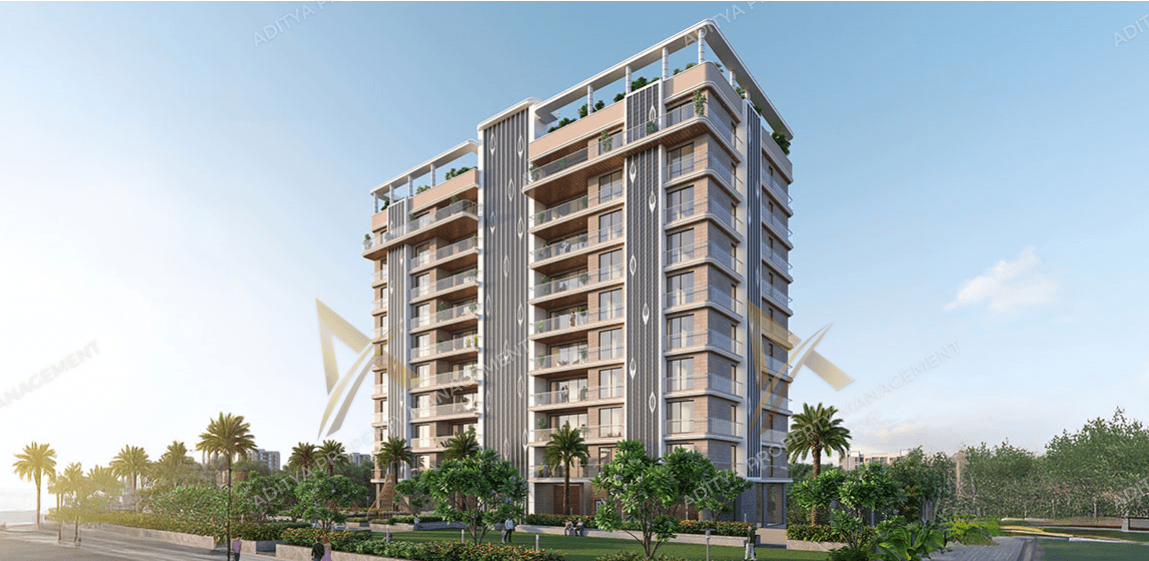 Luxury 5 BHK Flats For Sale in VIP Road, Vesu, Surat. in Vesu